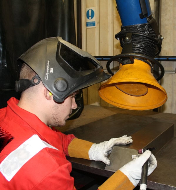 Our apprentice, Bradley