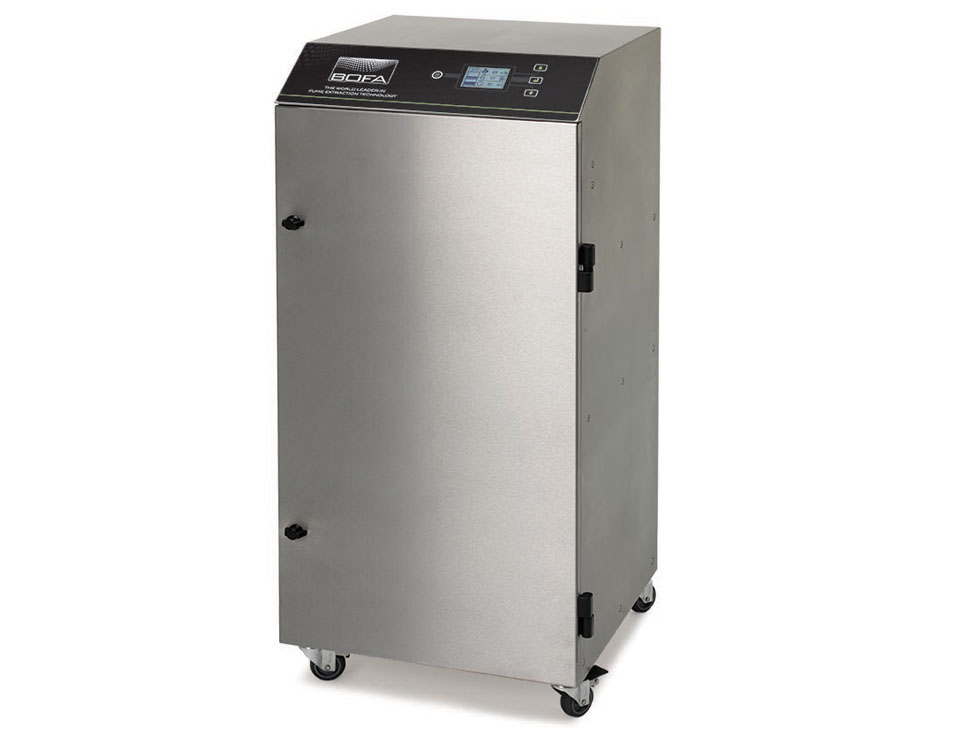 Dust & fume extraction system for Laser engraving and cutting, Laser coding and marking and more.