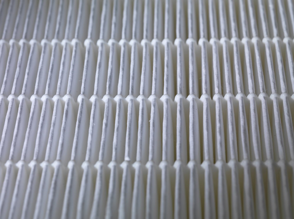 Close up of a HEPA filter