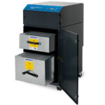 Donaldson BOFA laser fume extractor AD 1000 iQ powder-coated doors open